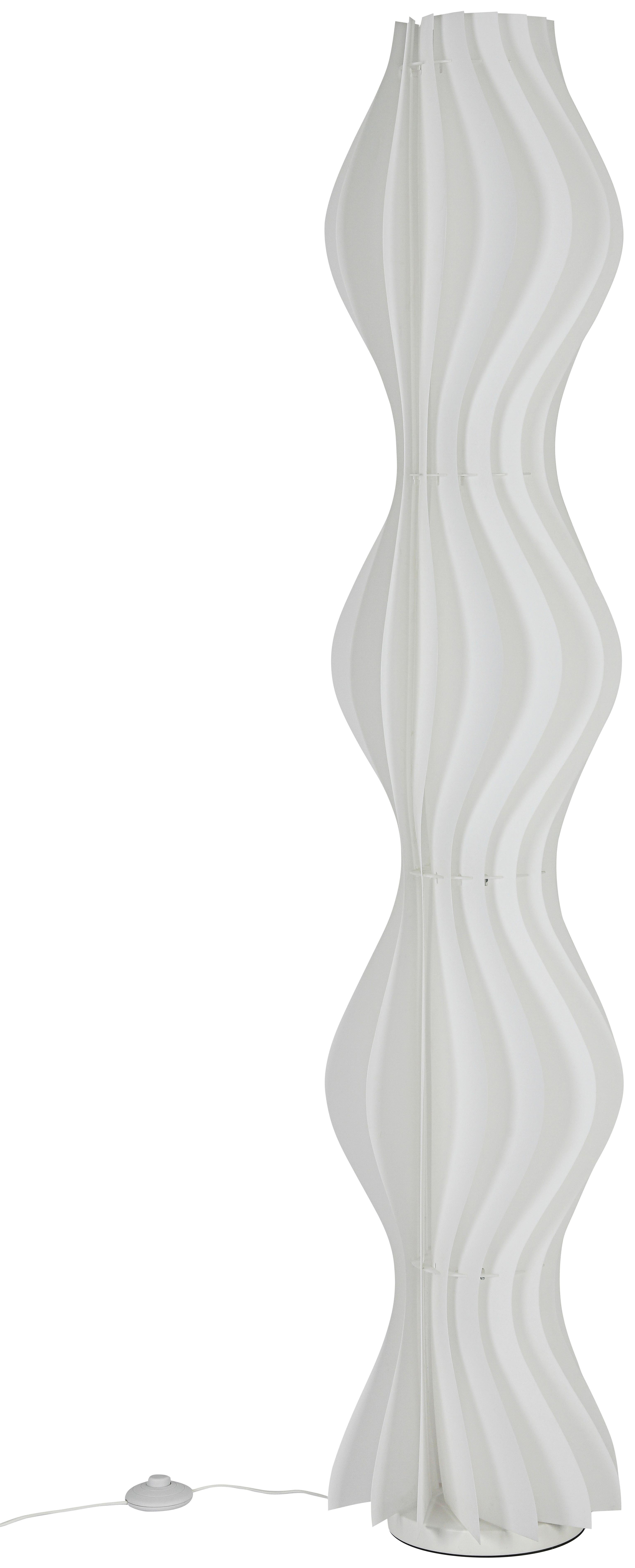 LED-GOLVLAMPA ALEXANDER - vit, Modern, metall/plast (30/150cm) - Mömax