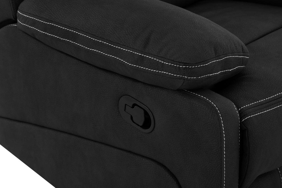 Počivalnik Ember, Črna - črna, Konvencionalno, kovina/tekstil (98,5/103/96cm) - Livetastic