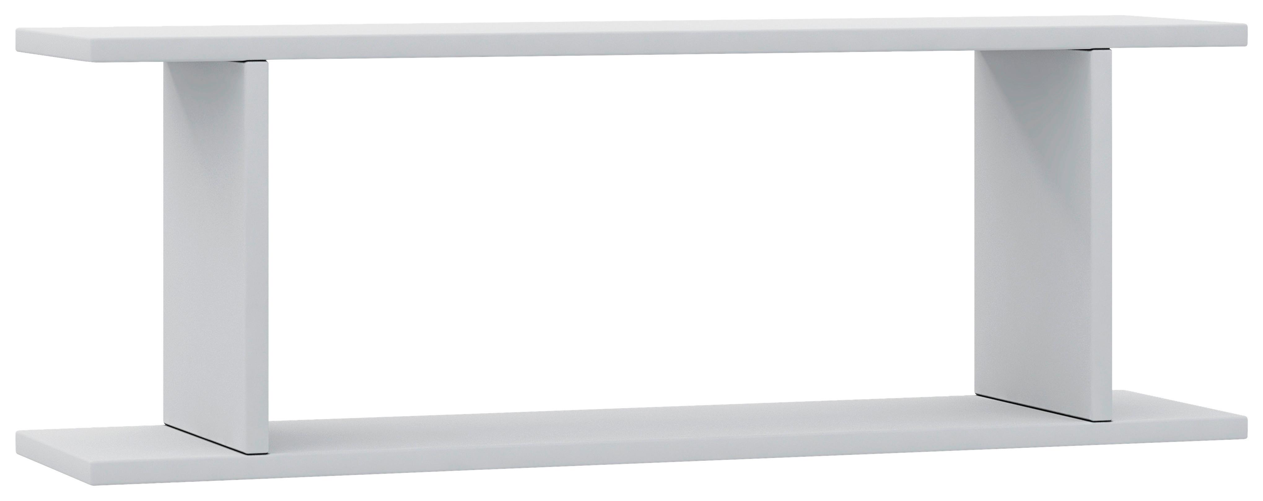 Wandregal Sirola ca. 80x28x20 cm Weiß - Weiß, KONVENTIONELL, Holzwerkstoff (80/28/19,7cm) - MID.YOU