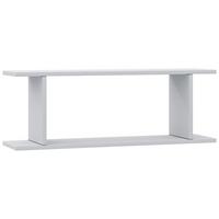 Stenski Regal Sirola, Bela - bela, Konvencionalno, leseni material (80/28/19,7cm) - MID.YOU