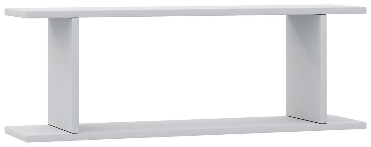 Stenski Regal Sirola, Bela - bela, Konvencionalno, leseni material (80/28/19,7cm) - MID.YOU