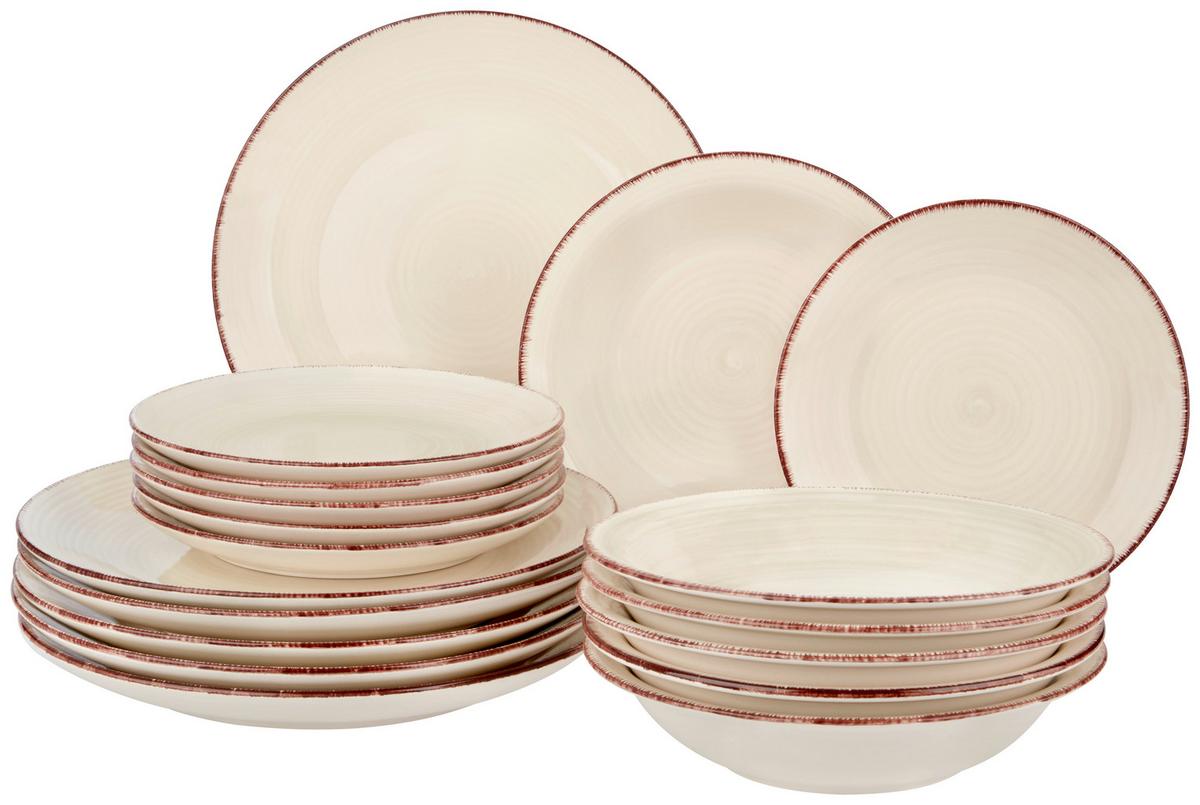Serviciu de masă 18/1 Inka  Based - alb, Konventionell, ceramică - Based