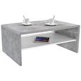 Măsuţă Cala Luna - alb/gri, Modern, compozit lemnos (100/40/59cm) Măsuţă Cala Luna - alb/gri, Modern, compozit lemnos (100/40/59cm)