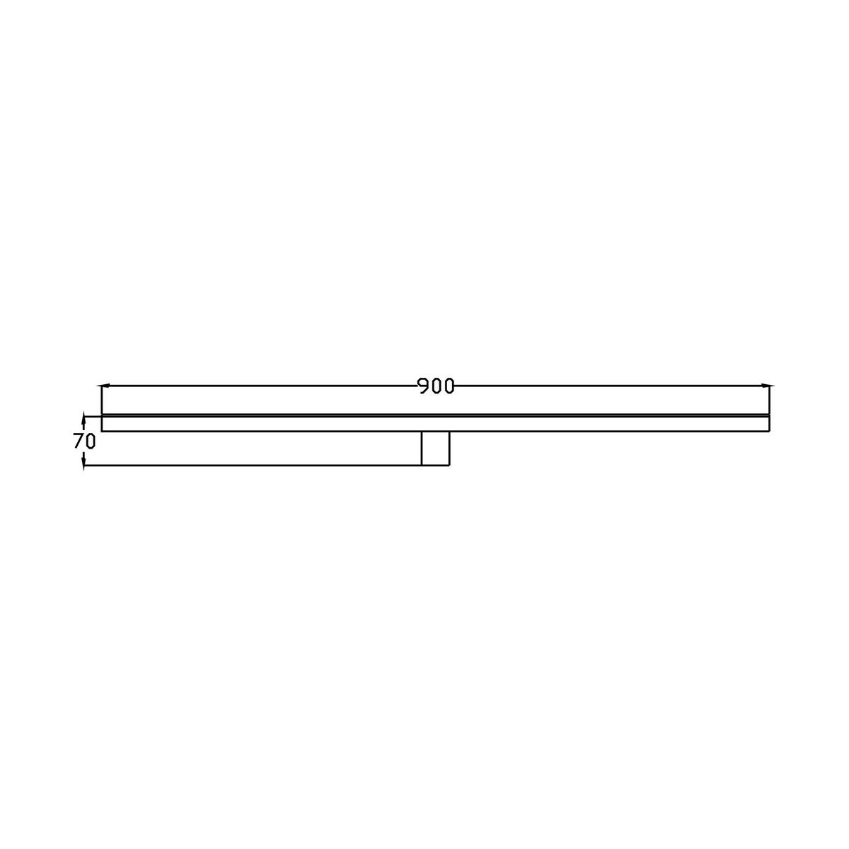 Spiegelleuchte Lp-778/1w Nevadada - Weiss, Basics, Metall (7/90/9.5cm)