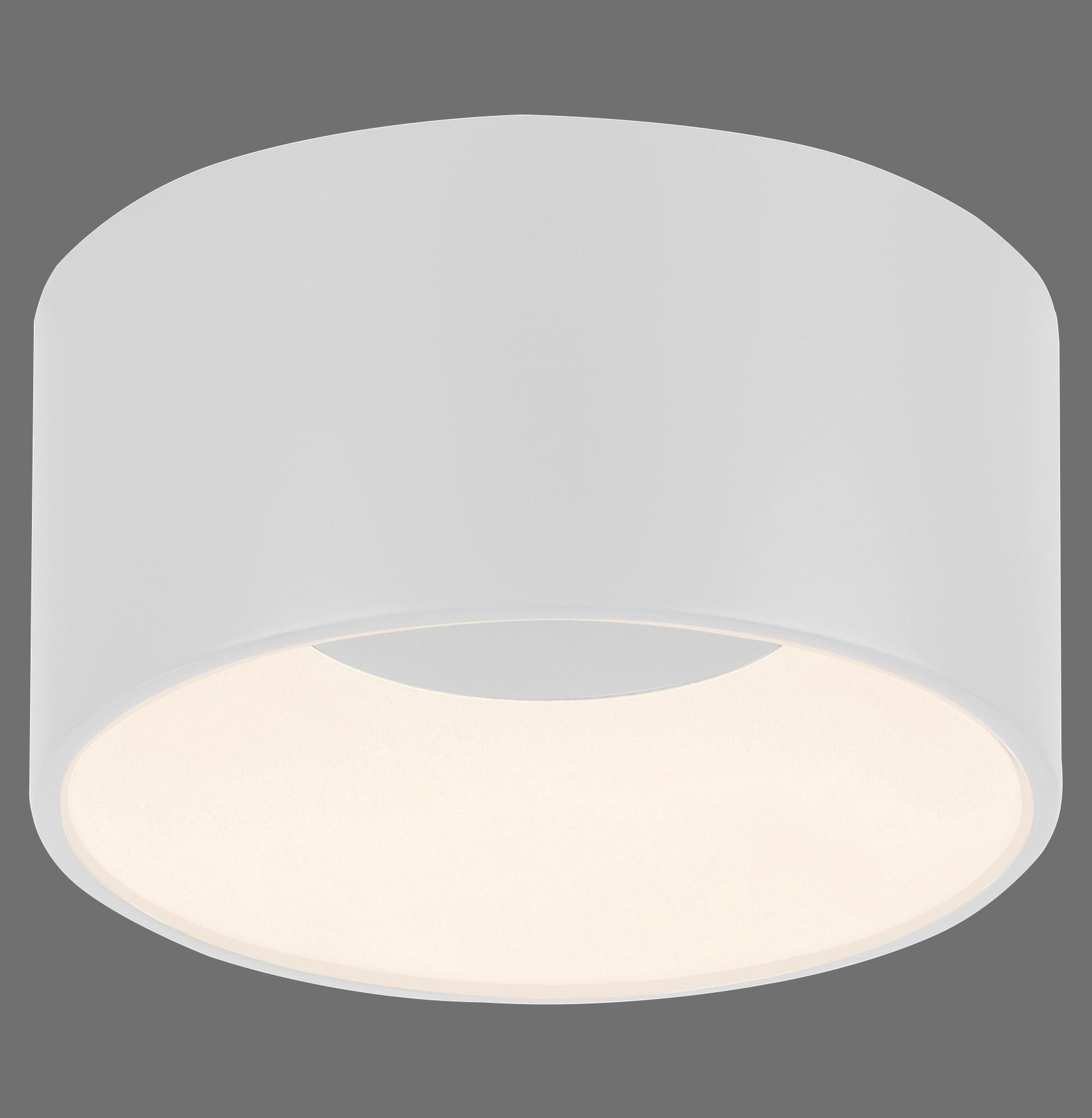 LED-Deckenleuchte Tanika Weiß max. 13 Watt - Weiß, MODERN, Kunststoff/Metall (16/16/8cm)