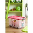 Aufbewahrungsbox Kiddys Pink/transparent - Pink/Transparent, Kunststoff (60/38/32cm) Aufbewahrungsbox Kiddys Pink/transparent - Pink/Transparent, Kunststoff (60/38/32cm)