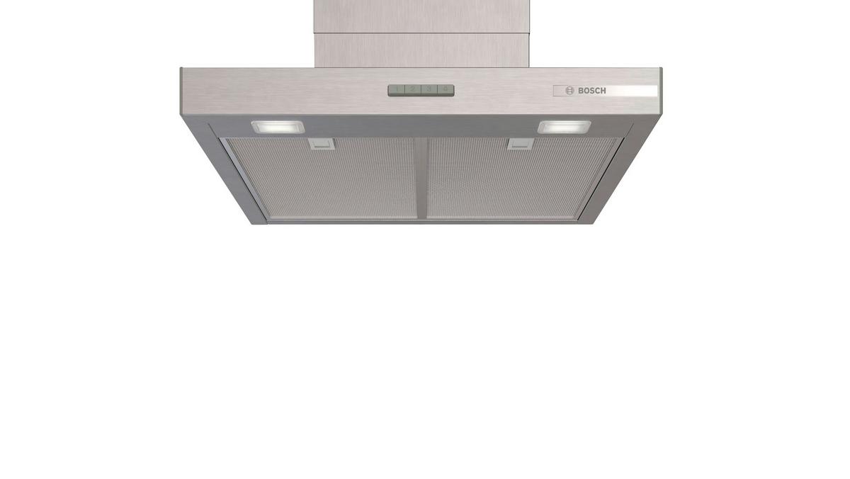 Dunstabzugshaube DWB63BC30 - Edelstahlfarben, Metall (59,8/63,5-89,5/50cm) - Bosch