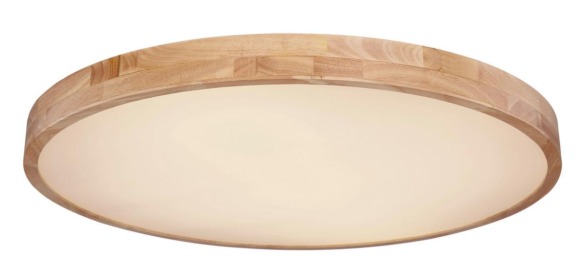 Stropna Led-svetilka Rainer, S Sijalko - bela/bež, Basics, kovina/umetna masa (80/10,5cm) - Globo