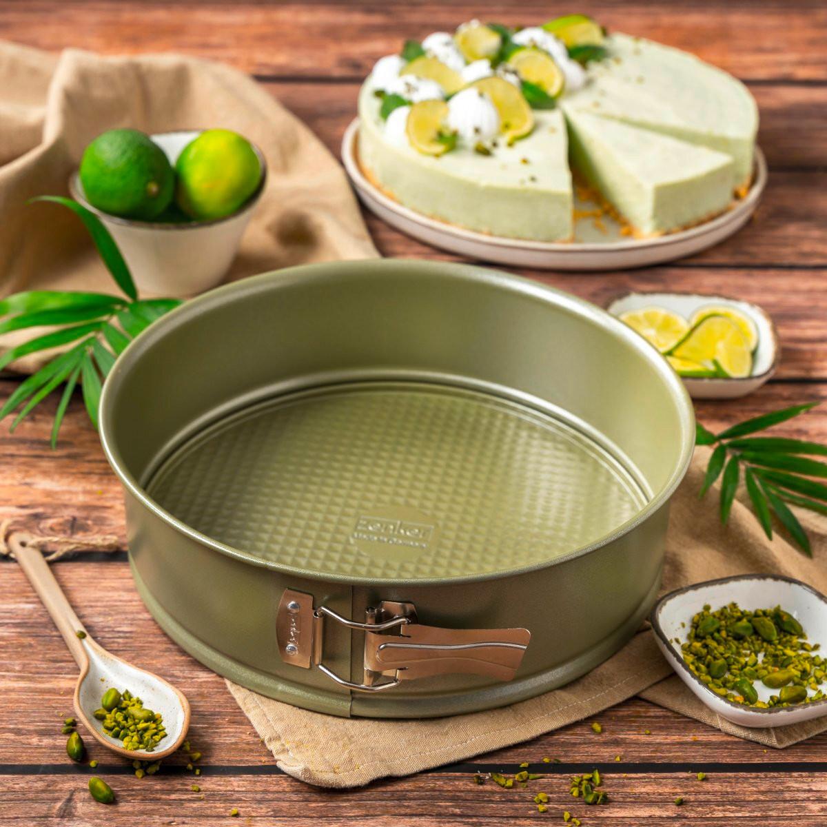 Kapcsos Tortaforma Green Vision - zöld, fém (26cm) - Zenker
