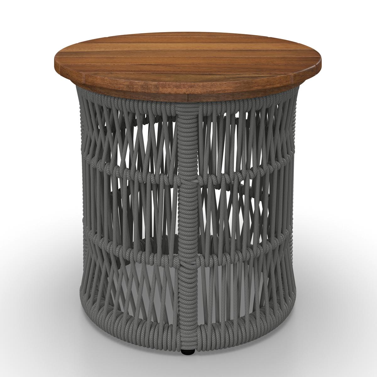 LOUNGEGARNITUR MALENE - Creme/Naturfarben, Modern, Holz/Textil (168/70,5/80cm) - Bessagi Garden