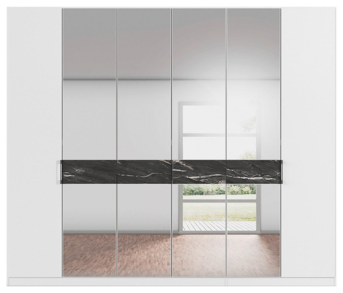 DULAP USI ROTATIVE VERSITY-D - argintiu/alb, Trend, material pe bază de lemn (271/229/54cm) - James Wood