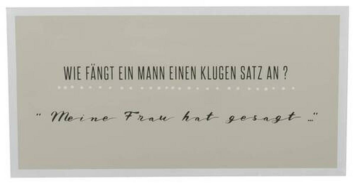 Dekoschild Wording in Beige - Design, Metall (40/20cm)