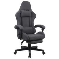 Scaun directorial ARON 2 - gri închis/negru, Modern, plastic/metal (63/114/62cm) - Modern Living