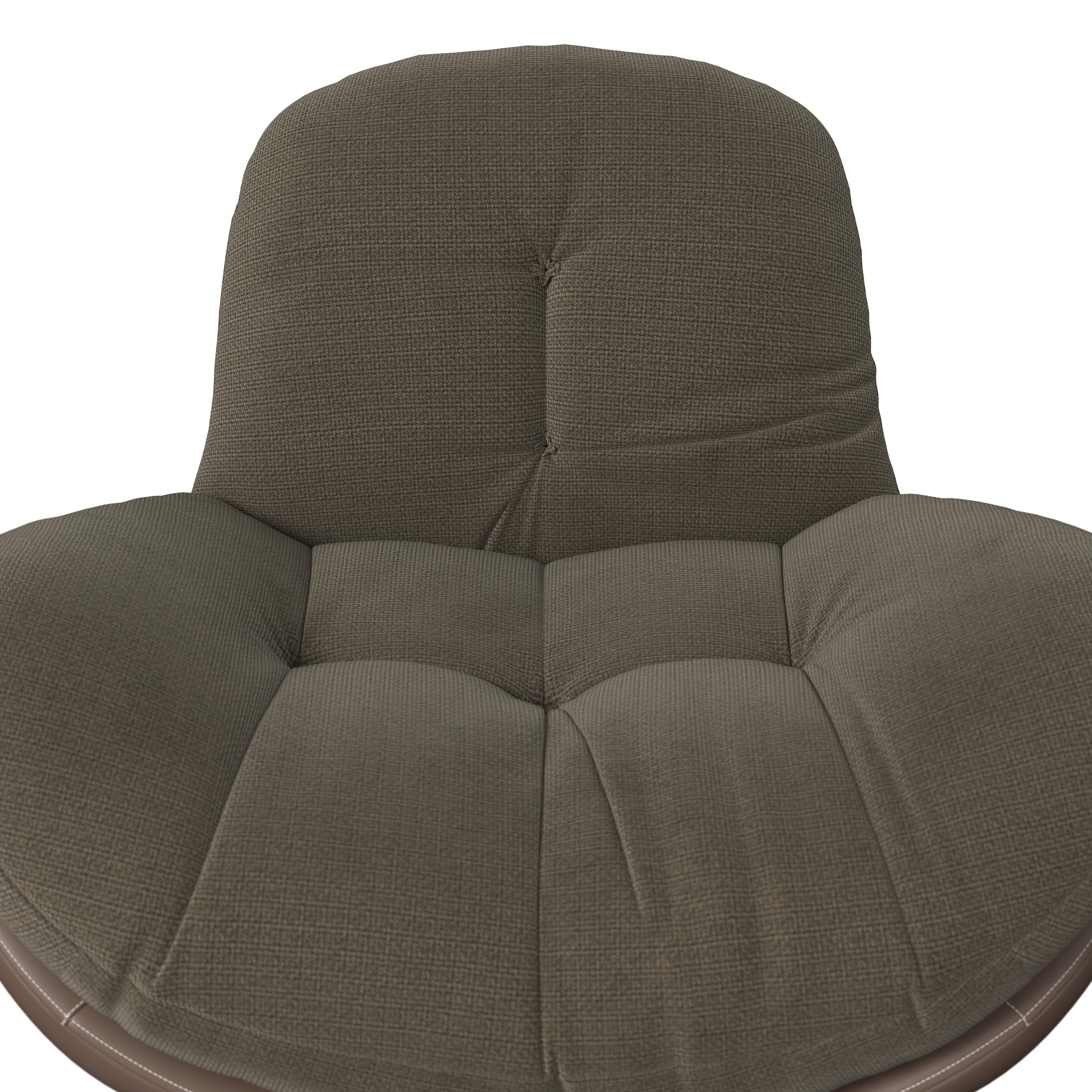 GUNGFÅTÖLJ ELEA - brun/svart, Modern, metall/trä (103/79/109cm) - Bessagi Home