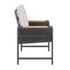 UTEGRUPP WASHINGTON 1 - mörkgrå/naturfärgad, Basics, metall/textil (89cm) - Mömax