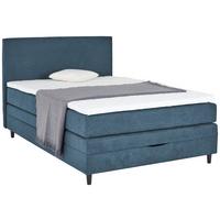 Boxspring Krevet Kleopatra - plava, Konvencionalno, drvni materijal/tekstil (140/200cm) - Modern Living