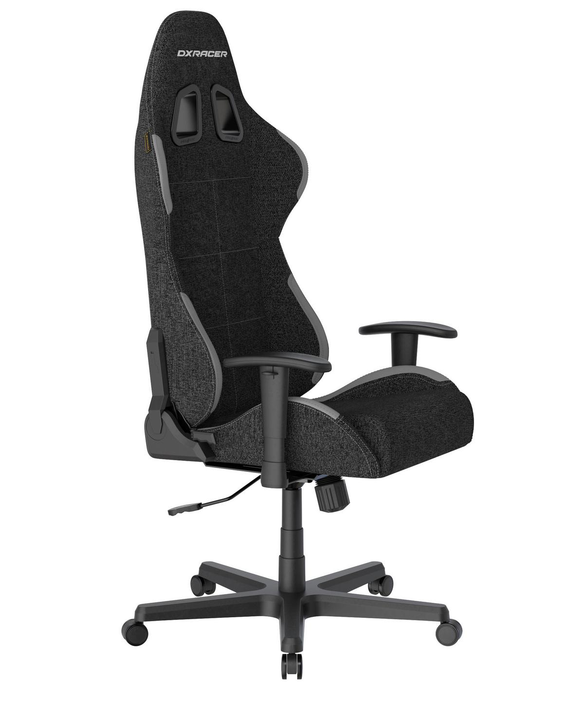 Gamingstuhl Formula Grau/ Schwarz - Schwarz/Grau, KONVENTIONELL, Kunststoff/Textil (70/129/70cm) - Dxracer