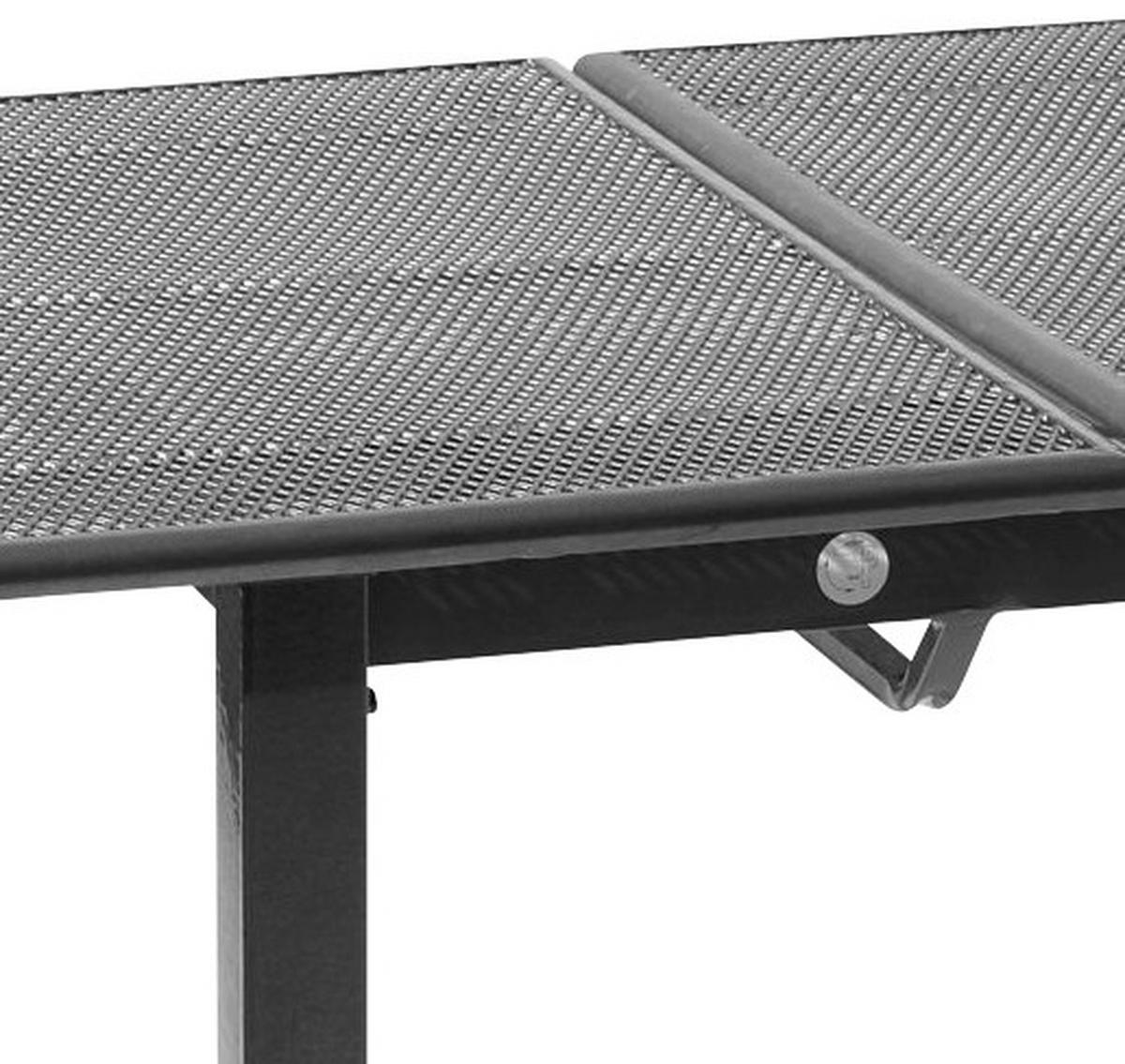 Gartentisch Toulouse Grau ausziehbar ca. 200x74x90cm - Grau, Basics, Metall (140-200/74/90cm) - Gardenson