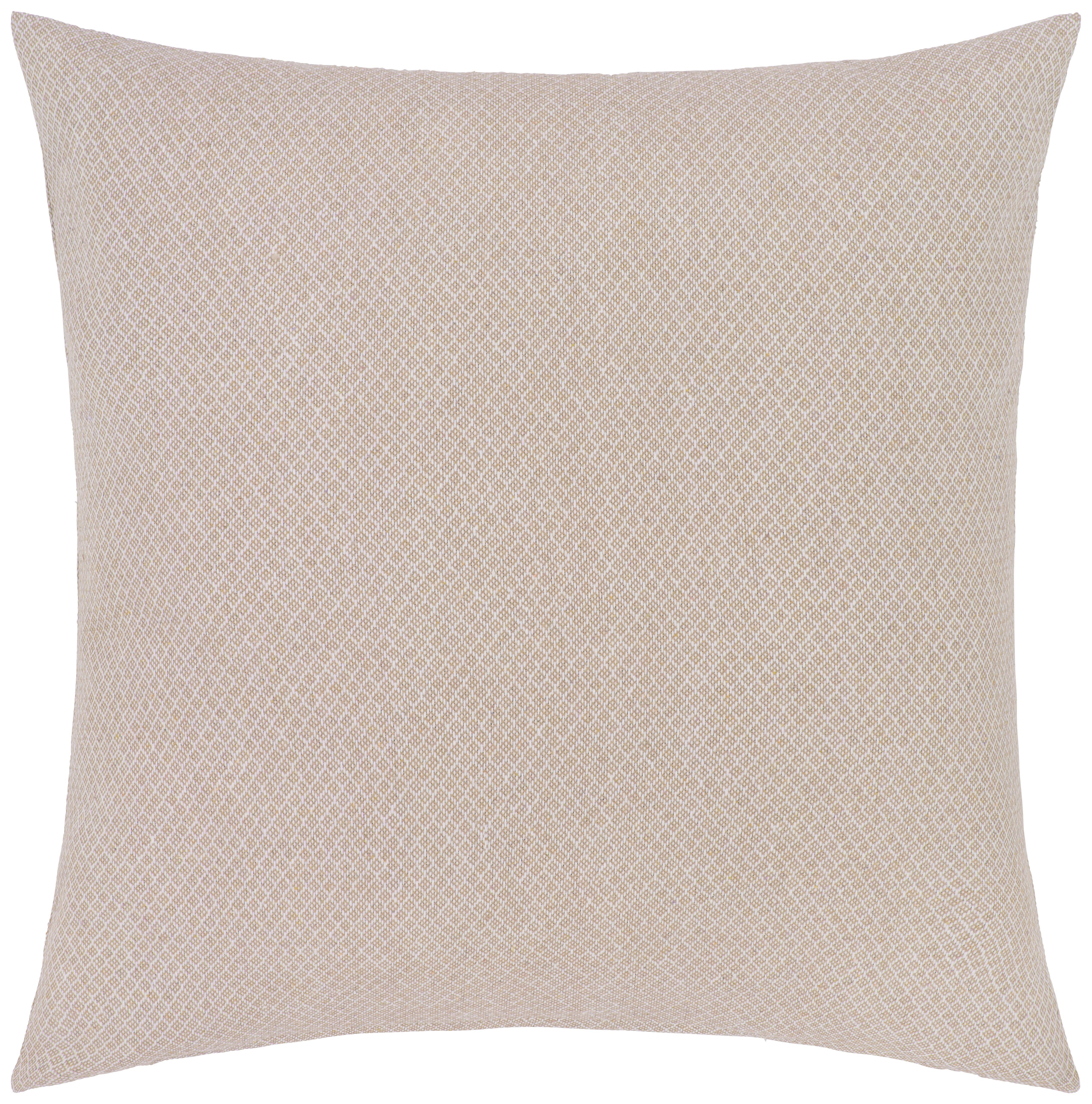 Pernă decorativă Dobby - alb/taupe, Natur, textil (45/45cm) - Premium Living