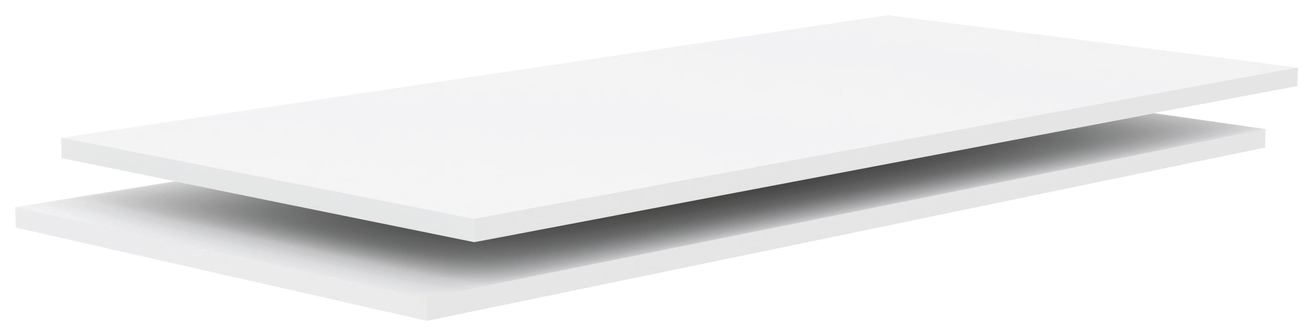 Einlegeboden Basit Weiss - Weiss, Konventionell, Holzwerkstoff (95/1,6/45cm) - Mömax