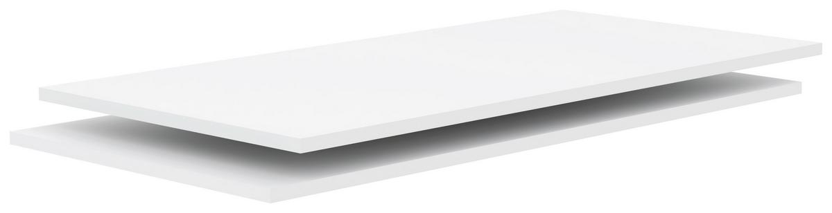 Einlegeboden Basit Weiss - Weiss, Konventionell, Holzwerkstoff (95/1,6/45cm) - Mömax