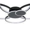 LED-TAKLAMPA GONZALO2 - vit/svart, Modern, metall/plast (82/97/10cm) - Premium Living