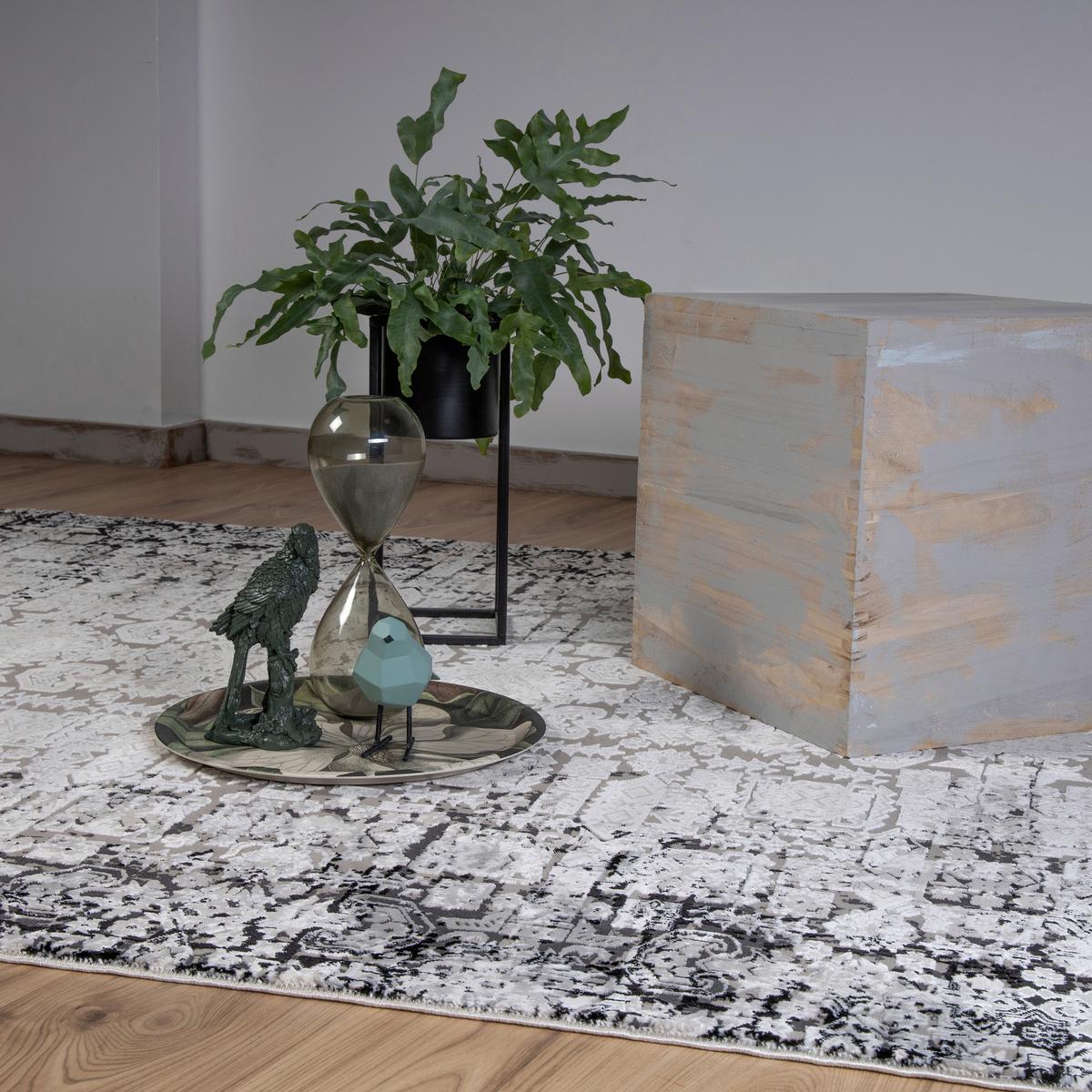 Webteppich my Phoenix Grau ca. 200x290cm - Grau, LIFESTYLE, Textil (200/290cm) - Obsession