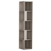 Eckregal PIANO Beige ca. 32x159x32 cm - Beige, Design, Holzwerkstoff (32/159/32cm) - Livetastic