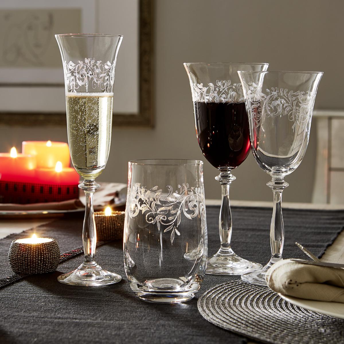 KOMPLET SZKŁA STOŁOWEGO 107 013 101 - przejrzysty, Trend, szkło (0,35l) - Novel