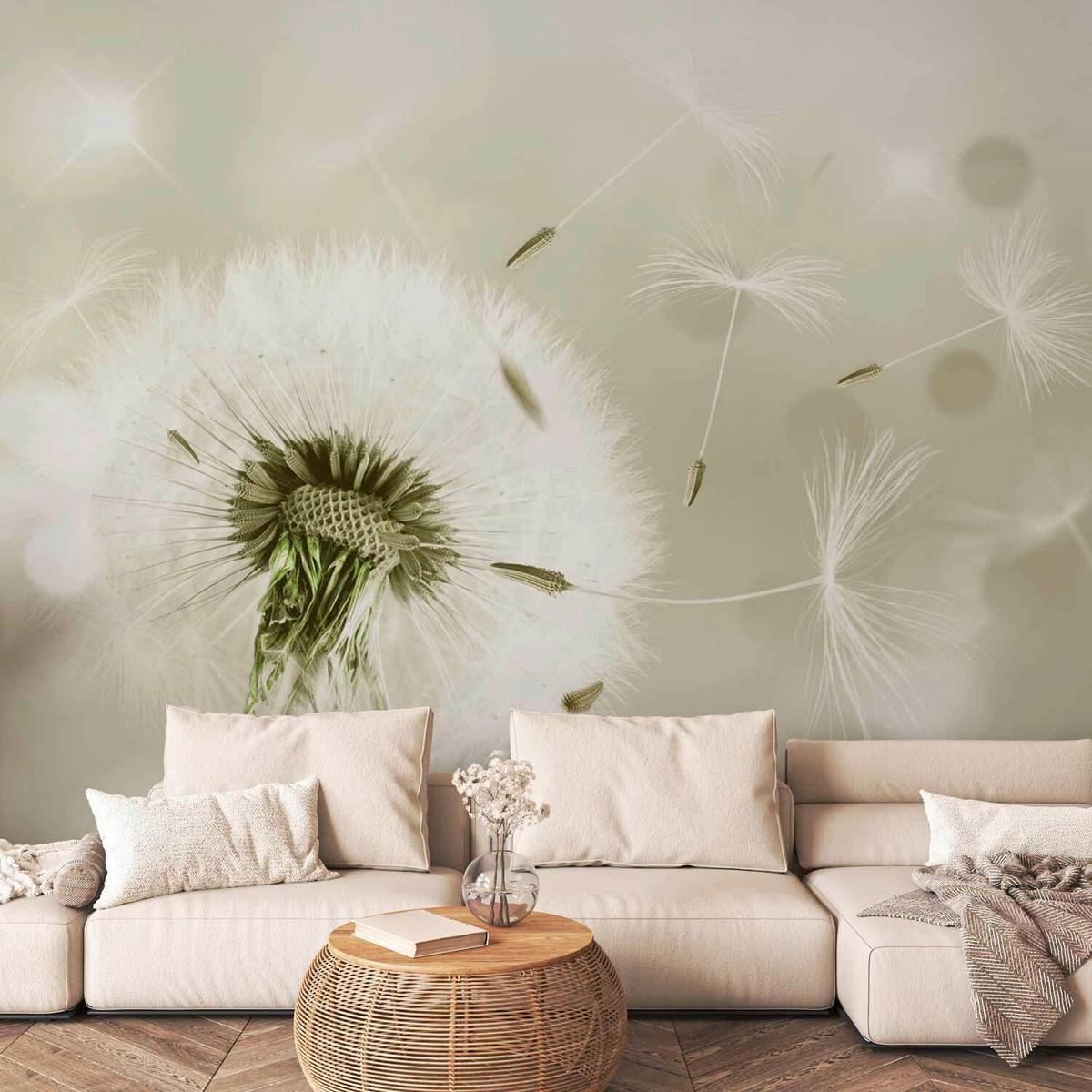 Fototapeta Pilgrimage Of Wind, 100x70cm - žajbljevo zelena, Trendi, tekstil (100/70cm) - artgeist