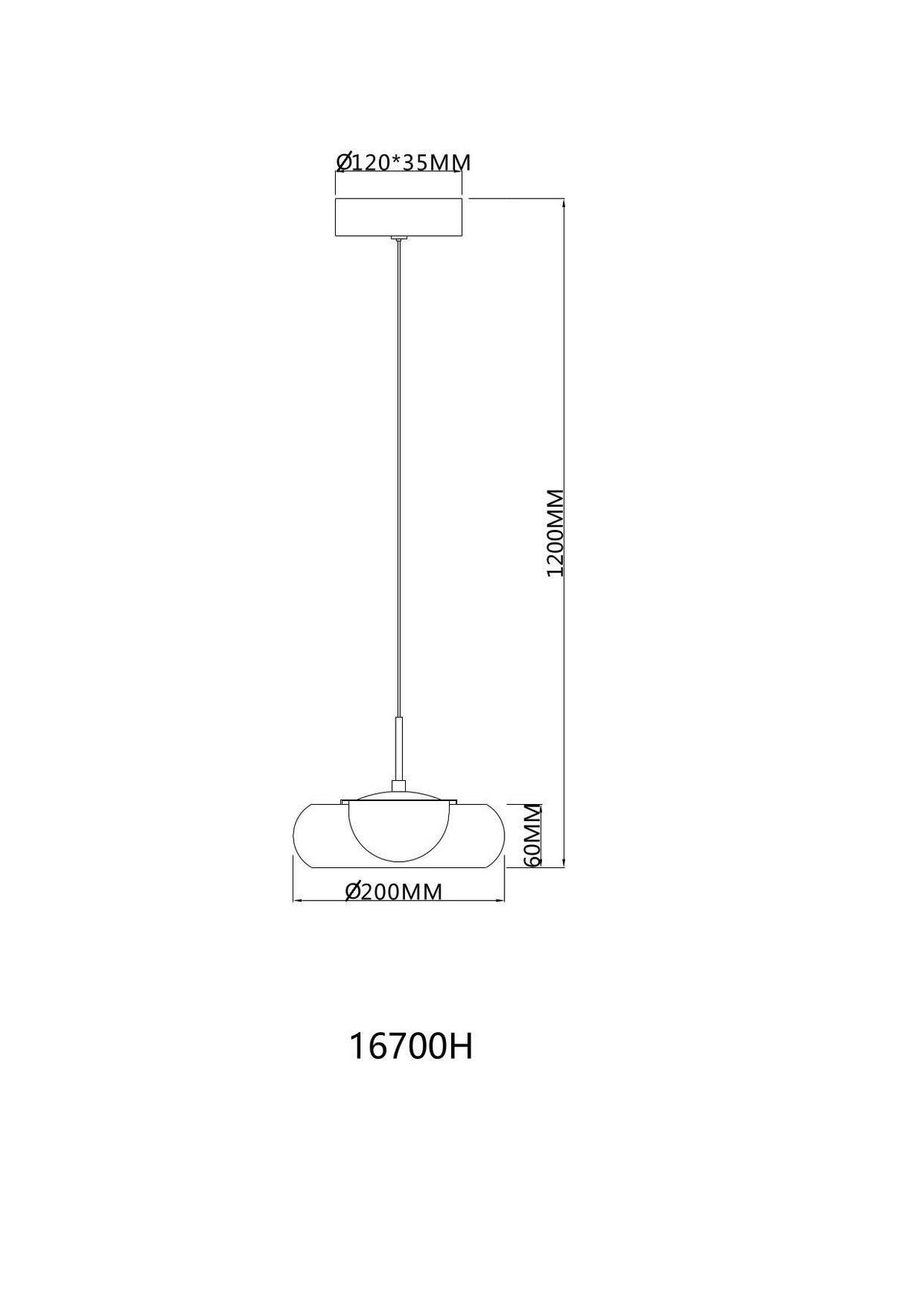 Led Viseća Svjetiljka Carlene - Design (20/120cm) - Globo