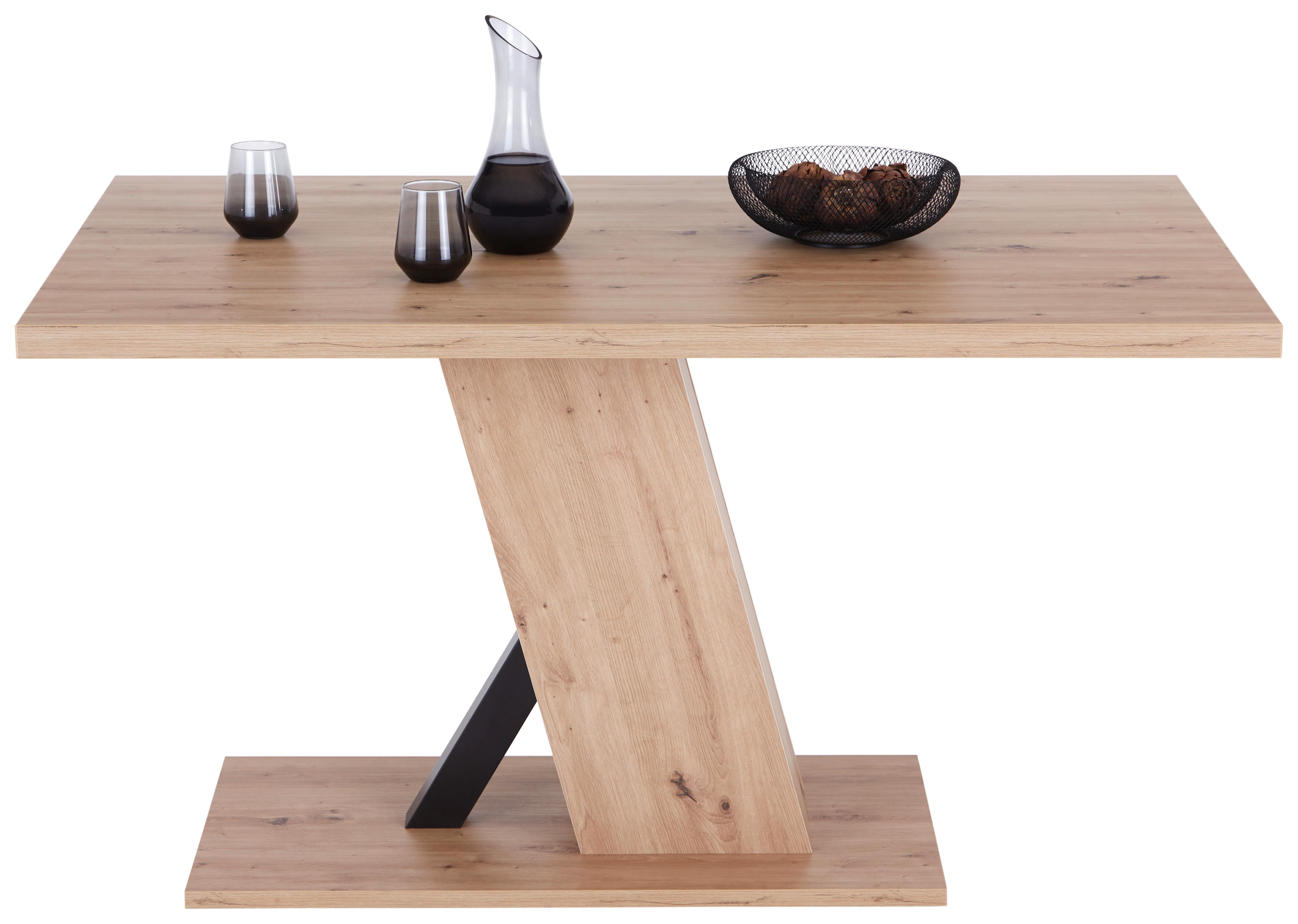 Masă SEVERIN 138 - culoare lemn stejar, Modern, material pe bază de lemn (138/76/90cm)