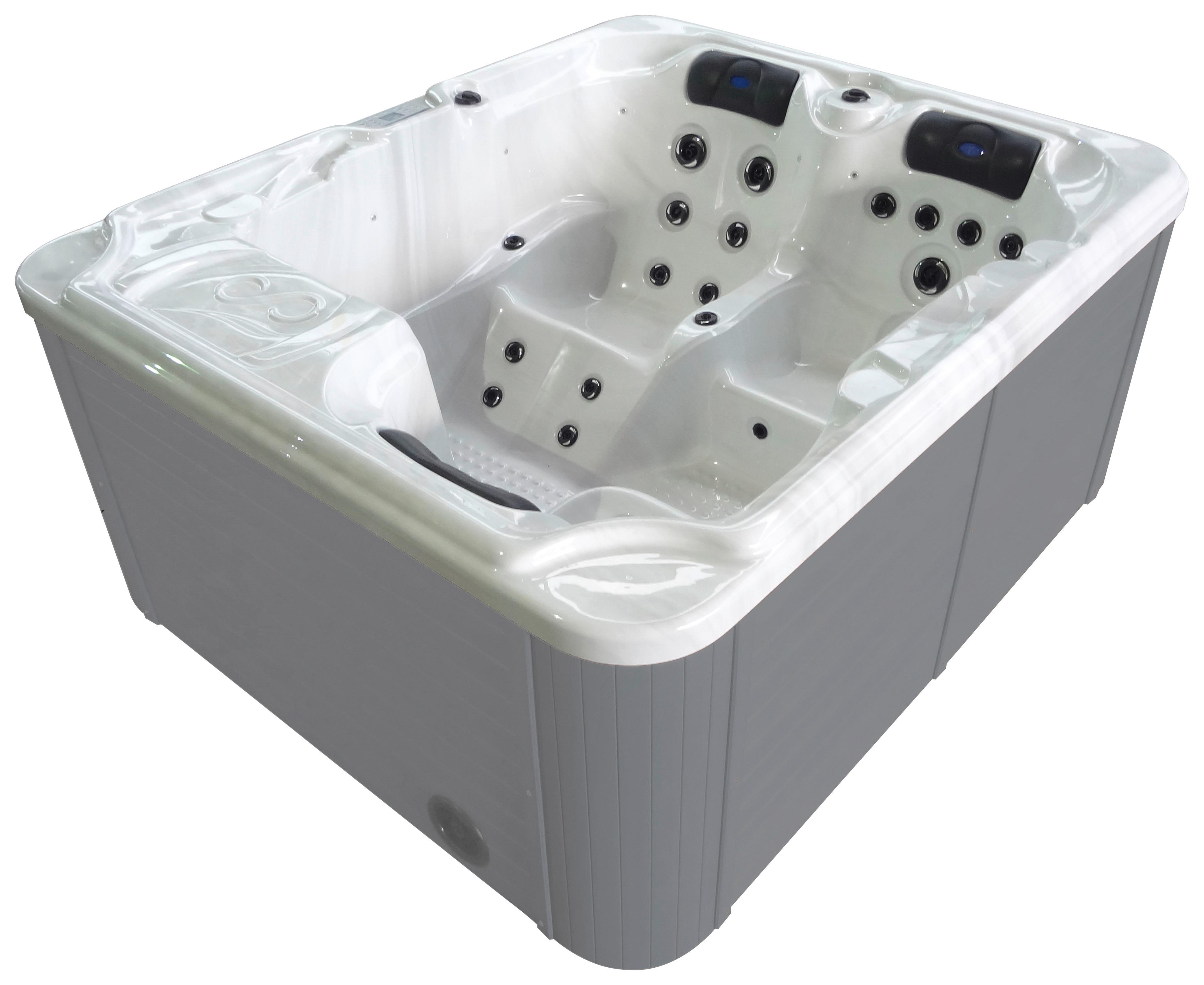 Jacuzzi Oasis - fehér, műanyag/fém (208/90/175cm) - Sanotechnik