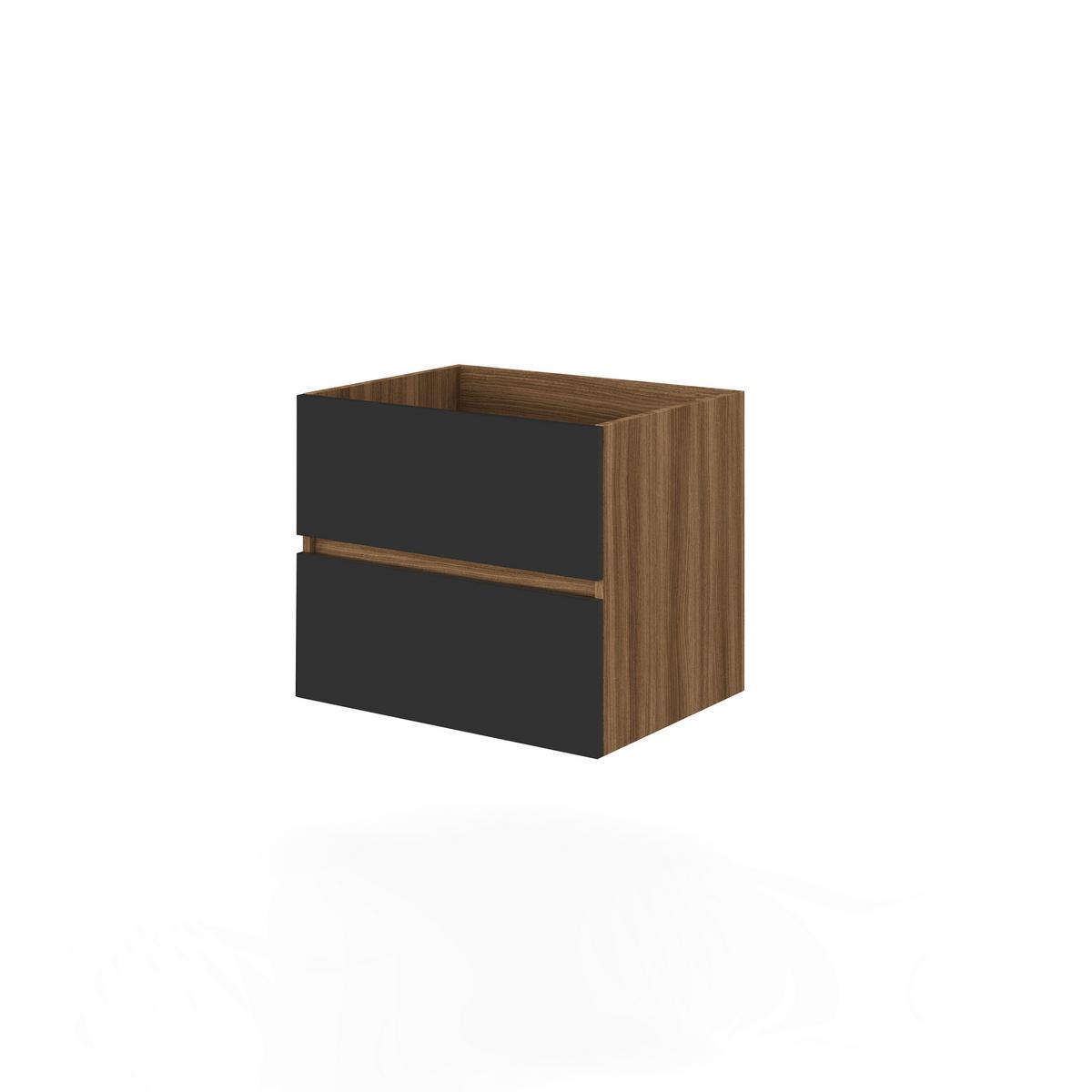 Element Ispod Umivaonika Easy - boje oraha/crna, Moderno, drvni materijal (60/51/46cm)