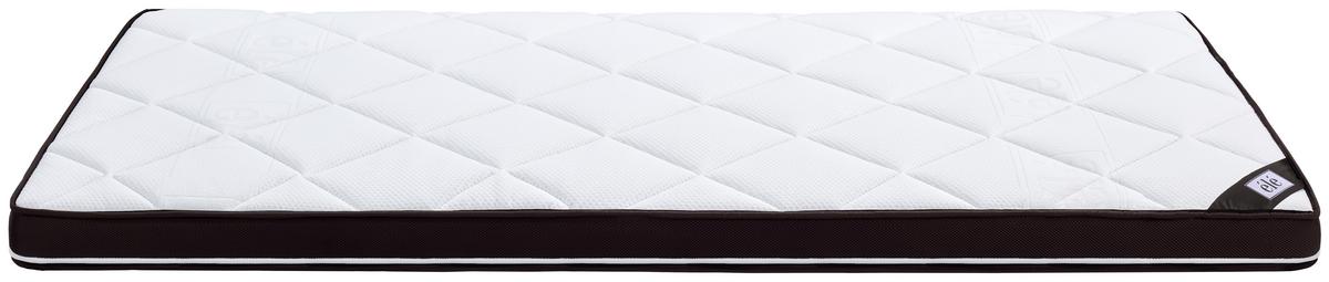 Nadmadrac Luxe H2/h3 - bijela, tekstil (90/200cm) - Ele