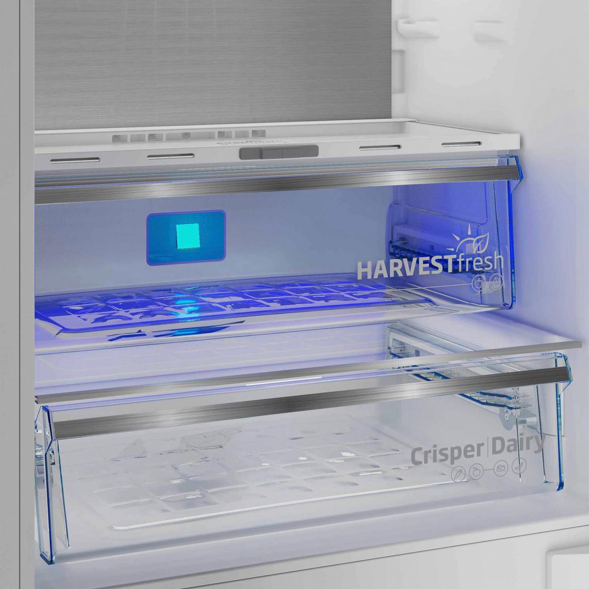 Kühl-Gefrier-Kombination BCNE400E50SHN - Weiß, MODERN, Metall (69/194/55cm) - Beko