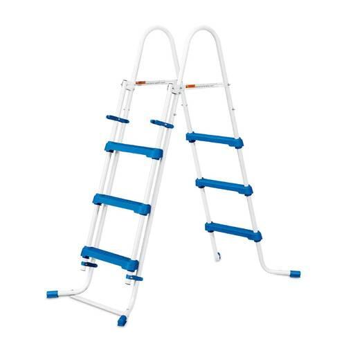 POOLLEITER POOL LEITER 91 CM - Blau/Weiß, Basics, Metall (91cm)