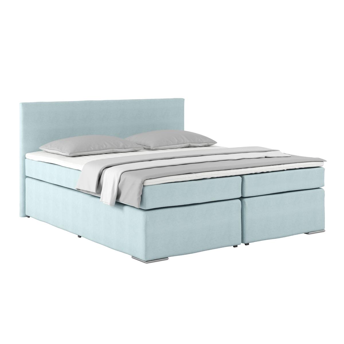 Boxspring Krevet Nero - boje mente/boje kroma, Konvencionalno, tekstil/metal (180/200cm) - Best Price