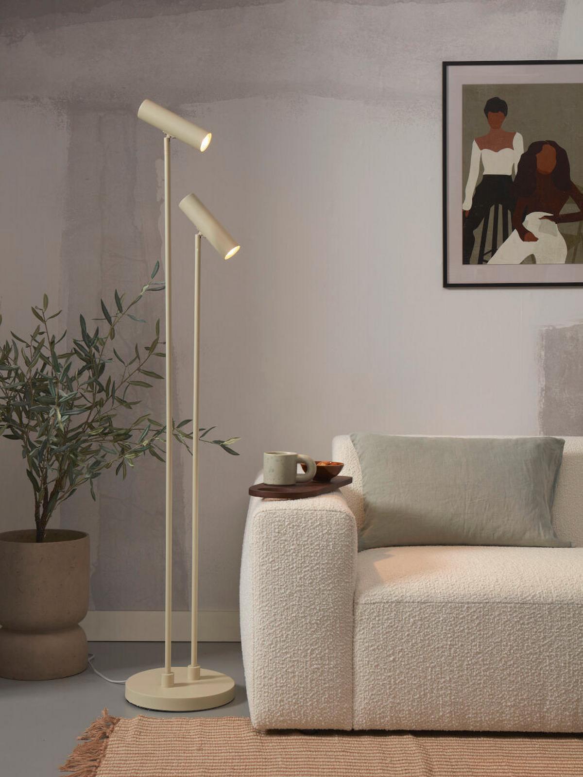 Állólámpa Havana/f/sg - zöld, Trend, fém (30/162cm) - It's about Romi