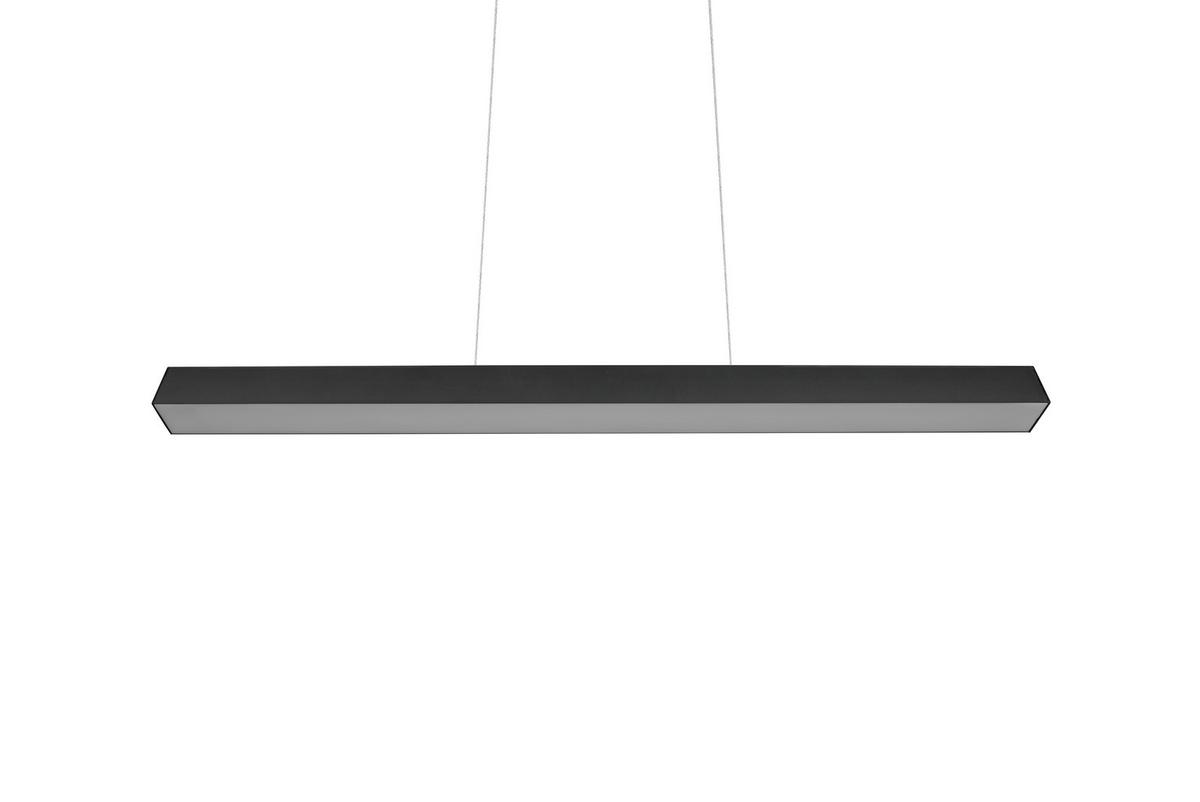 Schienensystem Duoline PL Paros in Schwarz max. 29 Watt - Schwarz, Basics, Metall (90/180/5cm) - Trio Leuchten