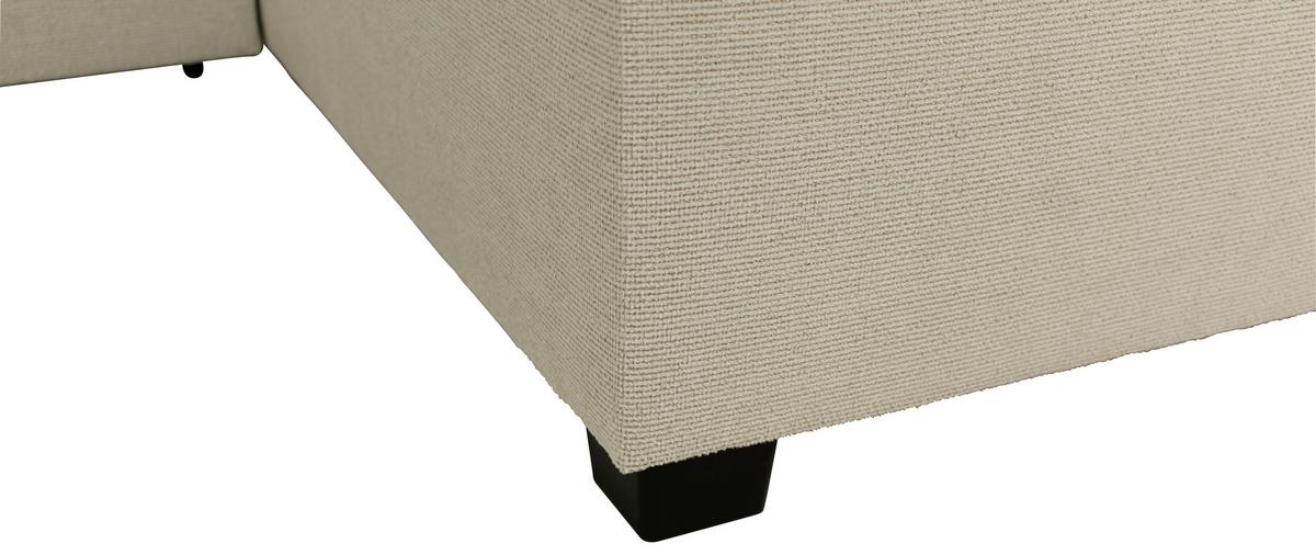 Kutna Garnitura Oslo - krem, Romantično / ladanjski, tekstil (260/85/155cm) - Modern Living