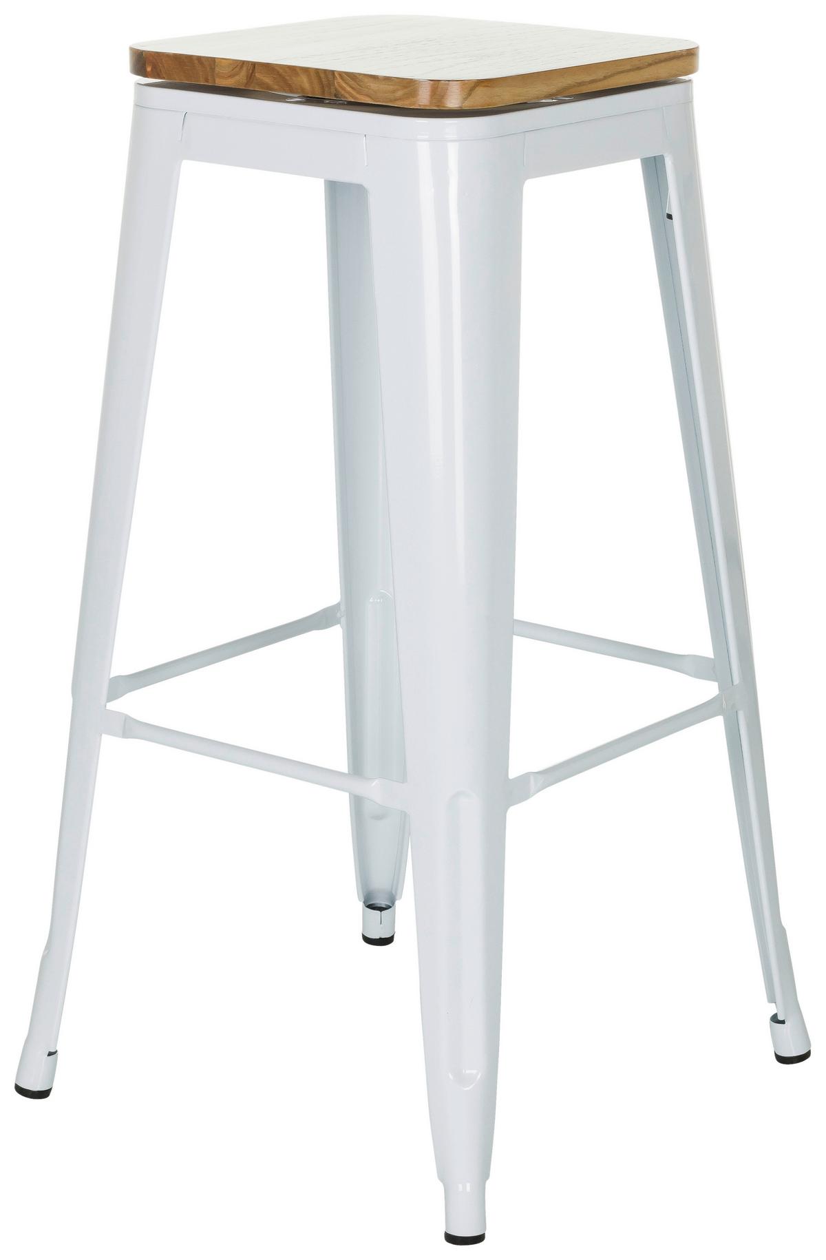 Barski Stol Vantaggio High Ws, Bela - bela, Moderno, kovina/les (44/77/44cm) - MID.YOU