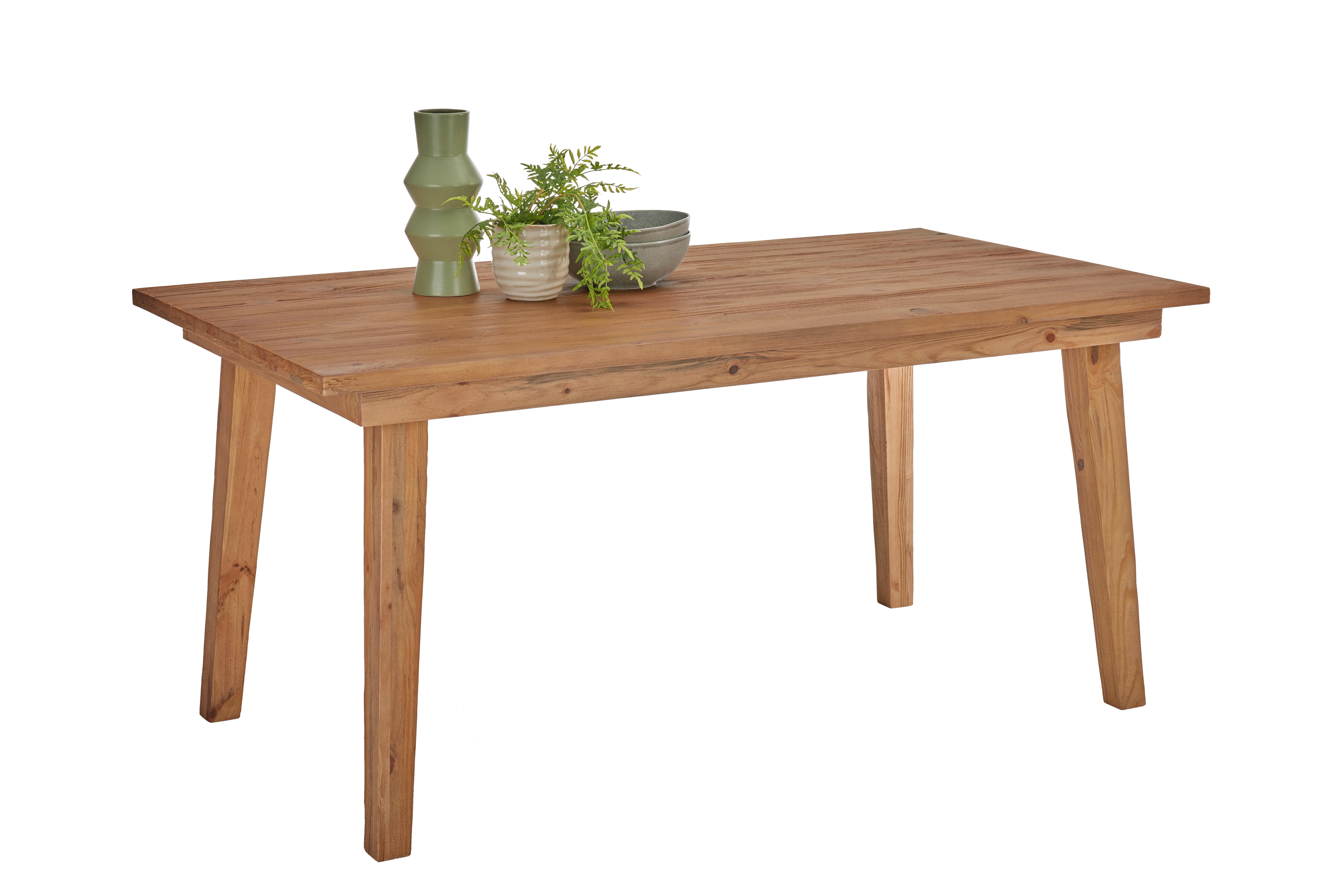 Esstisch in Naturfarben - Naturfarben, Design, Holz (160/90/75cm) - Zandiara