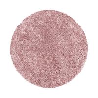 Hochflorteppich Sydney Rosa Ø ca. 80cm - Rosa, Basics, Textil (80cm)