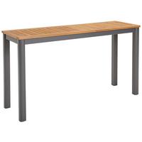 STÓŁ BALKONOWY BURGENLAND - kolor drewna eukaliptusowego/antracytowy, Design, metal/drewno (137/43/75cm) - Mömax