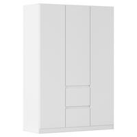 DULAP USI ROTATIVE NIDDA - alb, Basics, material pe bază de lemn (136/197/54cm) - Modern Living