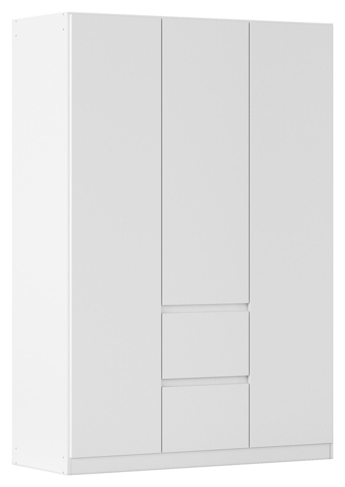 DULAP USI ROTATIVE NIDDA - alb, Basics, material pe bază de lemn (136/197/54cm) - Modern Living