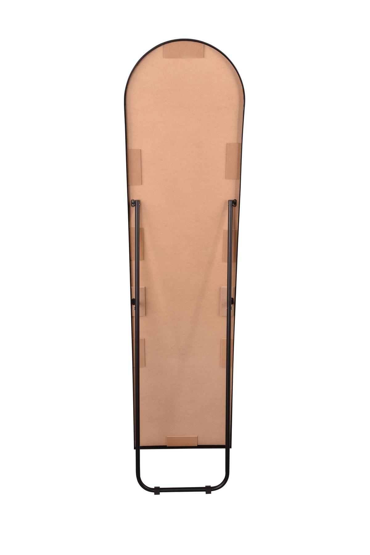 Standspiegel Britt in Schwarz - Schwarz, MODERN, Glas/Metall (40/160cm) - Mömax
