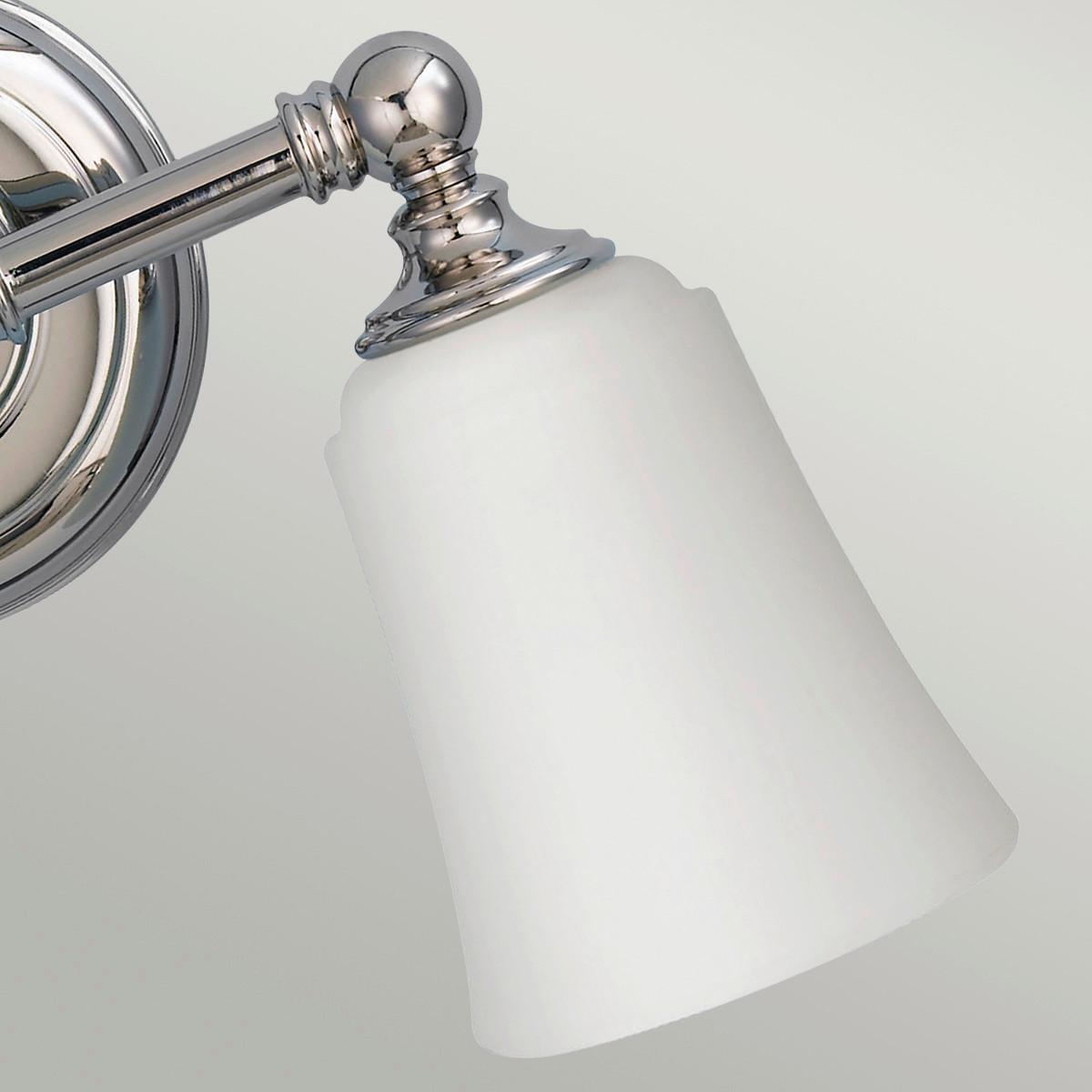 Kupaonska Zidna Svjetiljka Fe-Hugolake2bath - boje kroma, Design, staklo/metal (33/24.8/15.2cm)