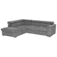 Wohnlandschaft "Milla" , Grau ca. 217x252 cm - Grau, Basics, Holz/Textil (217/252cm) - MID.YOU
